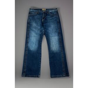 Wrangler Dark & Medium Blue Bootcut Jeans